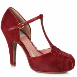 Ellie Shoes 4 T Strap Suede Maryjane
