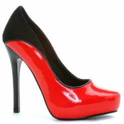 Ellie Shoes 5 Heel Close Toe Pump With Lace Backing