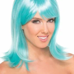 Be Wicked Rave Accessories Doll Wig Light Blue