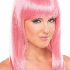 Be Wicked Hollywood Wig Pink Rave Accessories