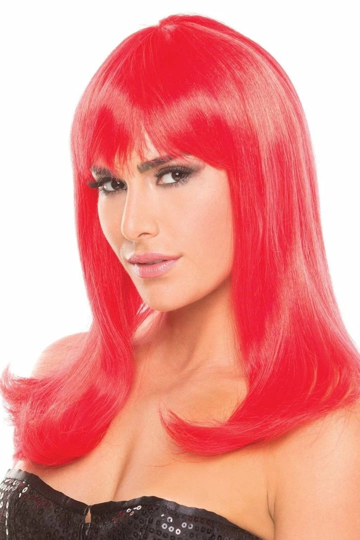 Be Wicked Hollywood Wig Red Rave Accessories 3 Be Wicked Hollywood Wig Red Rave Accessories