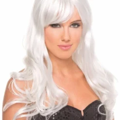 Be Wicked Burlesque Wig White