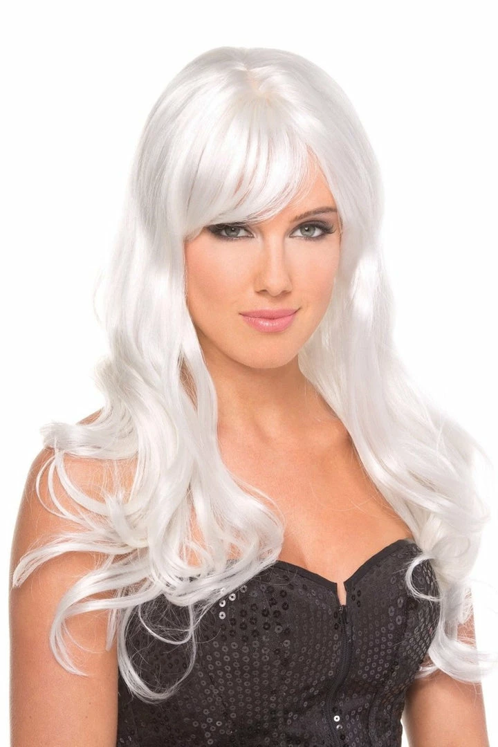 Be Wicked Burlesque Wig White 3 Be Wicked Burlesque Wig White