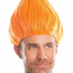 Be Wicked ACCESORIES Troll Wig Unisex Orange