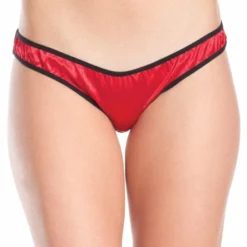 Be Wicked LINGERIE Satin Bow With Caged Back Panty