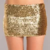 Be Wicked Sequin Skirt Gold 1 Be Wicked Sequin Skirt Gold