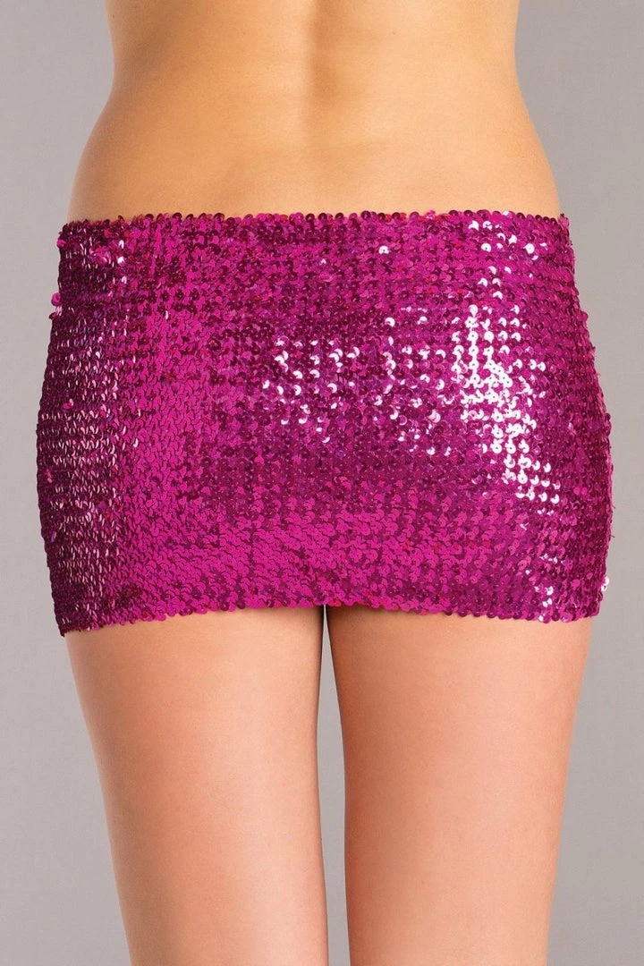 Be Wicked CLOTHING Sequin Skirt Hot Pink 4 Be Wicked CLOTHING Sequin Skirt Hot Pink