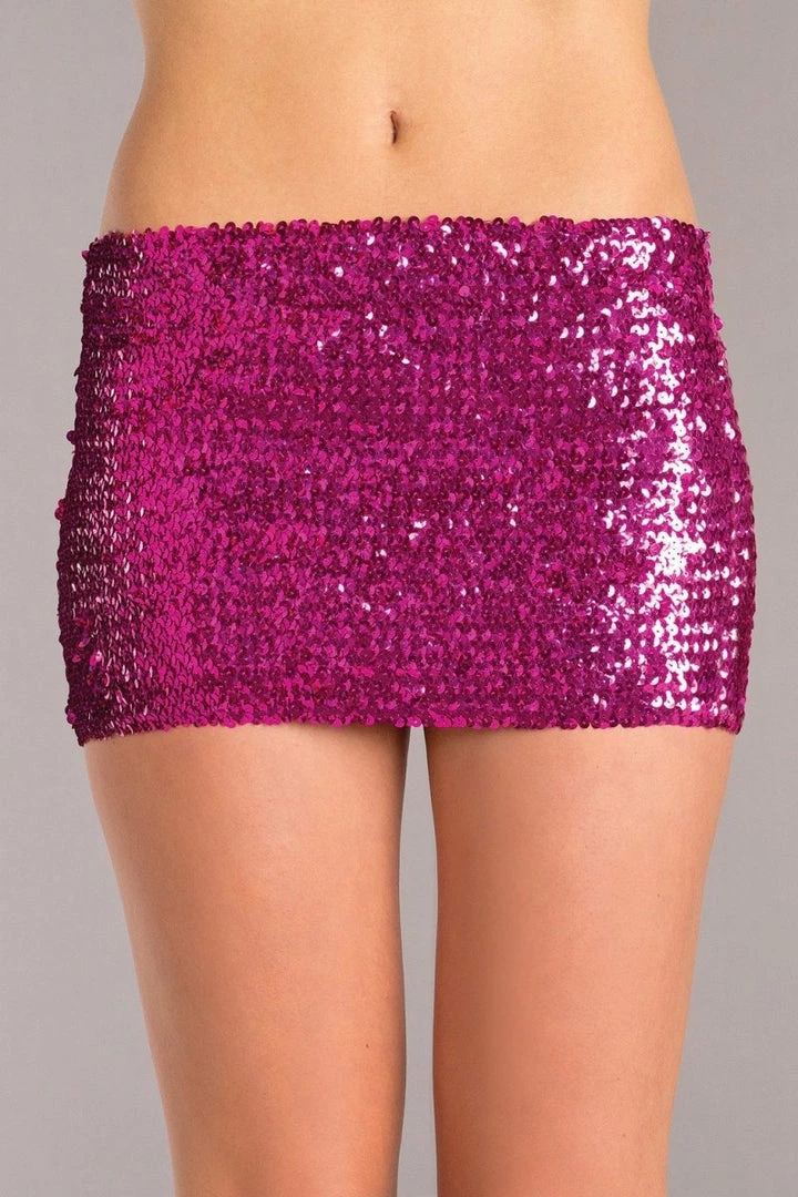 Be Wicked CLOTHING Sequin Skirt Hot Pink 3 Be Wicked CLOTHING Sequin Skirt Hot Pink