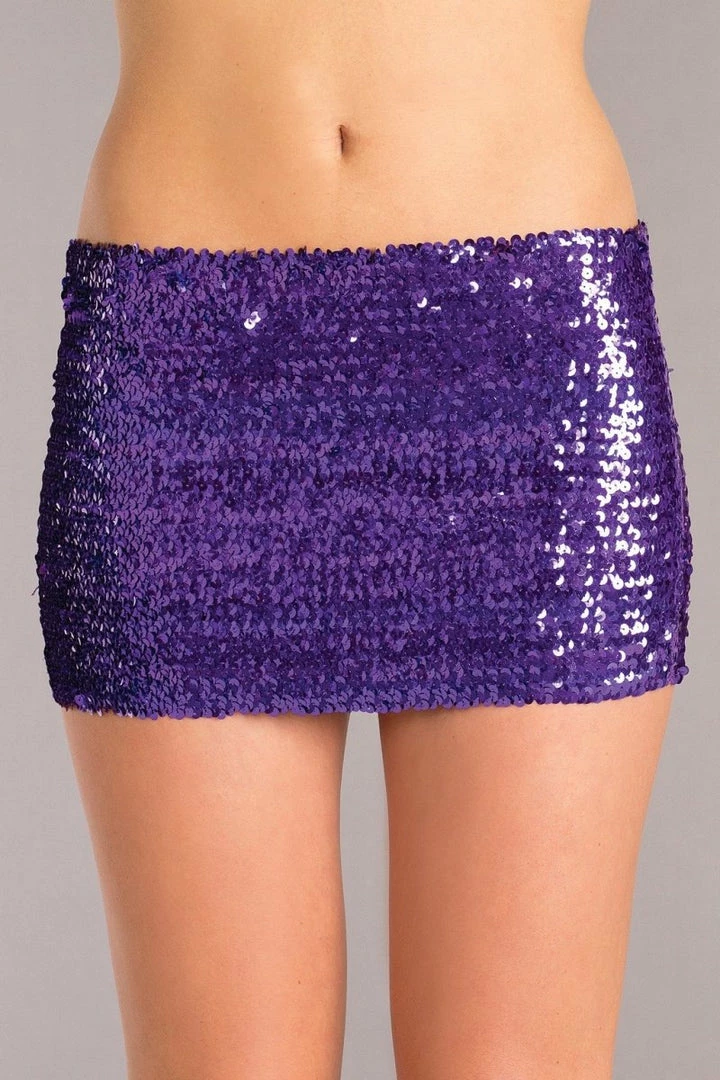 Be Wicked Sequin Skirt Purple 3 Be Wicked Sequin Skirt Purple