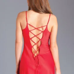 Be Wicked Sofia Chemise Red