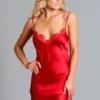 Be Wicked LINGERIE Valetina Slip Red