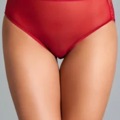 Be Wicked Tina Peekaboo Panty Burgundy