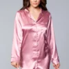 Be Wicked Kimberly Satin Sleepshirt Dusty Rose