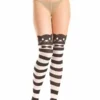 Be Wicked Bowtie Cat Pantyhose