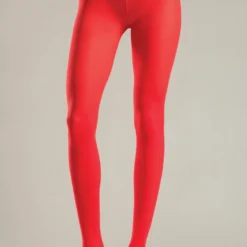 Be Wicked Red Opaque Pantyhose