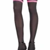 Be Wicked Athletic Ribbed Thigh Highs