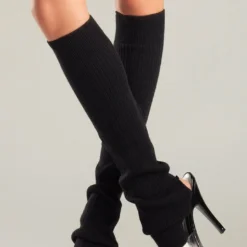 Be Wicked Ribbed Knit Leg Warmers