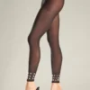 Be Wicked Studded Cuffs Pantyhose Hosiery