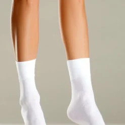 Be Wicked White Nylon Ankle Socks