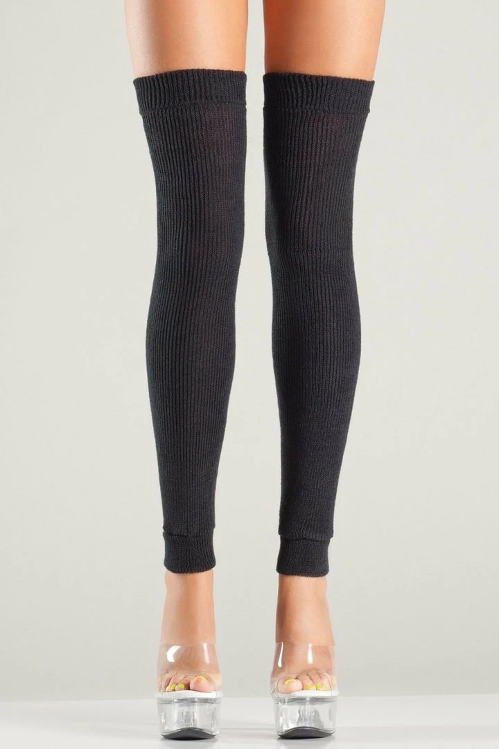Be Wicked Hosiery Black Acrylic Leg Warmer 3 Be Wicked Hosiery Black Acrylic Leg Warmer