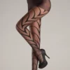 Be Wicked Deco Art Lines Pantyhose