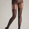 Be Wicked Suspended Secrets Pantyhose Hosiery