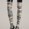 Be Wicked Hosiery Camo Thigh Highs