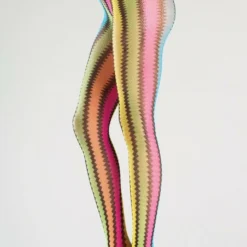 Be Wicked Pantyhose Zigzag Hosiery