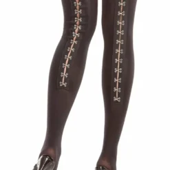Be Wicked Hook And Eye Backseam Thigh Highs