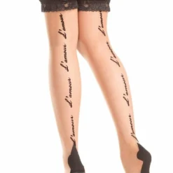 Be Wicked L'Amour Thigh Highs Hosiery