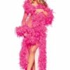 Be Wicked Glamour Robe Hot Pink 2 Be Wicked Glamour Robe Hot Pink