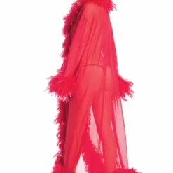 Be Wicked Glamour Robe Red