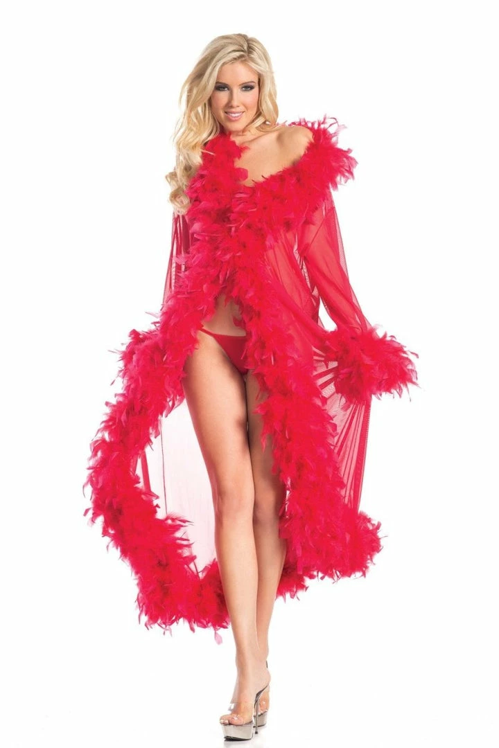 Be Wicked Glamour Robe Red 3 Be Wicked Glamour Robe Red
