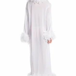 Be Wicked Glamour Robe White LINGERIE