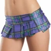 Be Wicked Plaid Mini Skirt