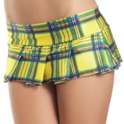 Be Wicked Plaid Mini Skirt