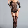 Be Wicked Perfect Lace Body Stocking 2 Be Wicked Perfect Lace Body Stocking
