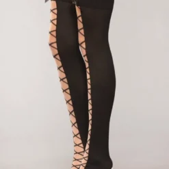 Be Wicked Hosiery Tied Up Thigh Highs