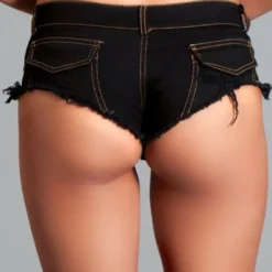 Be Wicked Baby Got Back Booty Shorts Black CLOTHING