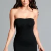 Be Wicked LINGERIE Black Tube Shapewear Dress