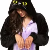 Be Wicked CAT Adult Onesie SLEEPWEAR