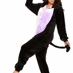 Be Wicked CAT Adult Onesie SLEEPWEAR