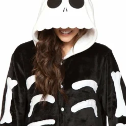 Be Wicked SLEEPWEAR SKELETON Adult Onesie
