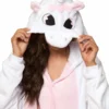 Be Wicked PINK UNICORN Adult Onesie SLEEPWEAR