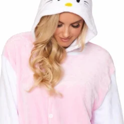 Be Wicked KITTY CAT Adult Onesie SLEEPWEAR