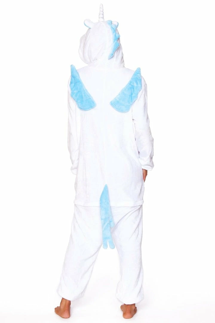 Be Wicked WHITE UNICORN Adult Onesie 5 Be Wicked WHITE UNICORN Adult Onesie