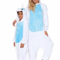 Be Wicked WHITE UNICORN Adult Onesie 11 Be Wicked WHITE UNICORN Adult Onesie