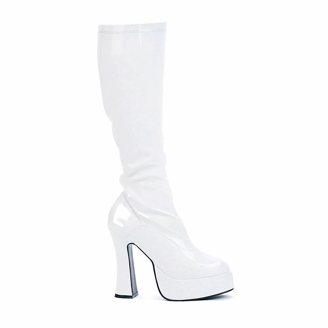 Ellie Shoes 5 Heel Stretch Knee Boots. W/Inner Zipper 8 Ellie Shoes 5 Heel Stretch Knee Boots. W/Inner Zipper