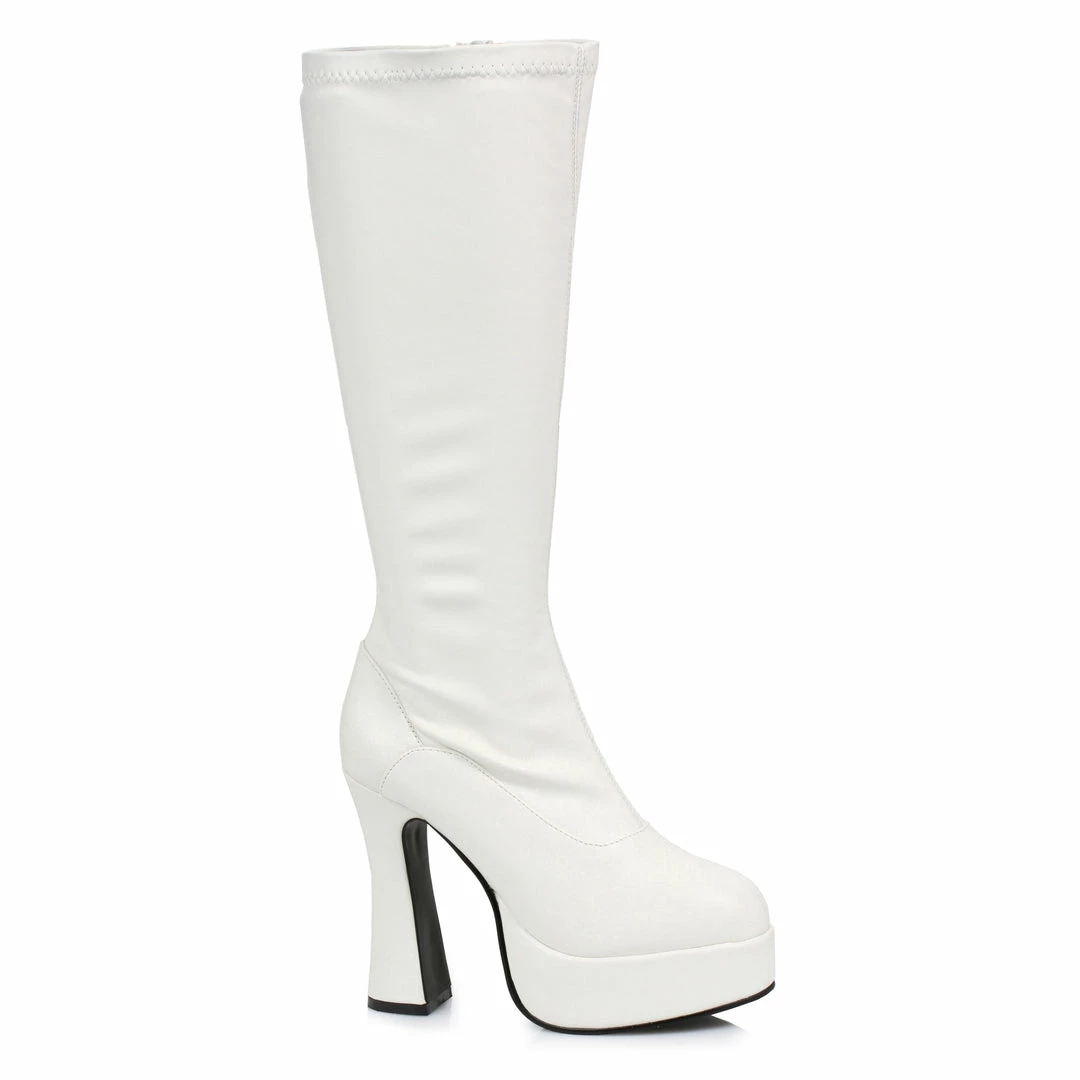 Ellie Shoes 5 Heel Stretch Knee Boots. W/Inner Zipper 7 Ellie Shoes 5 Heel Stretch Knee Boots. W/Inner Zipper