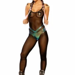 JValentine Criss-Cross Strap Catsuit LINGERIE